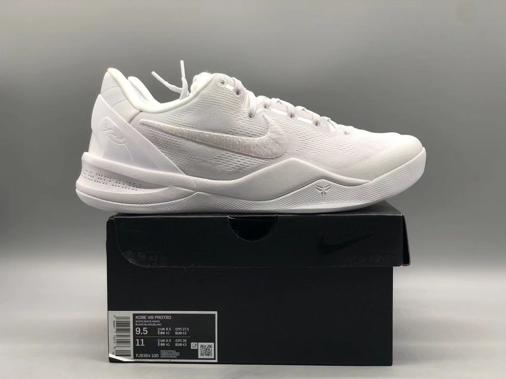 Nike Kobe 8 Protro Halo FJ9364 100 Size: 40-48.5