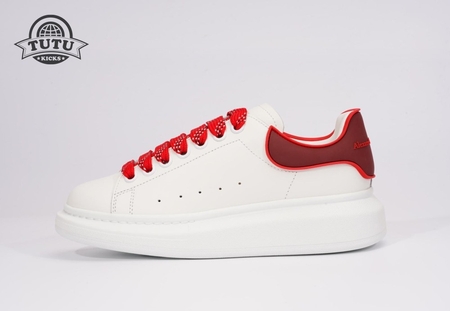 Alexander McQueen Oversized white Red SIZE: 35-45