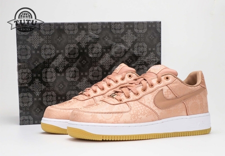 Nike CLOT x Air Force 1(Gold Silk) 36-46