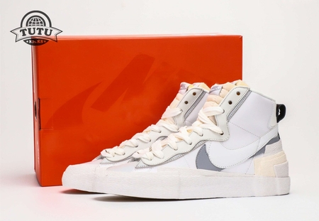 Sacai x Nike Blazer Mid White Grey 36-46