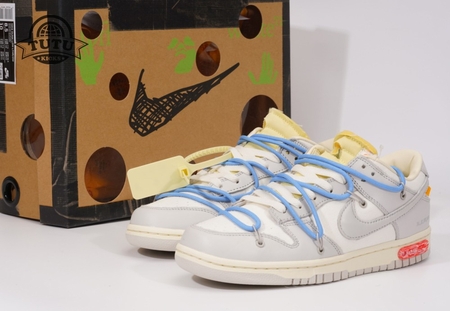 OFF WHITE X NK Dunk Low "The 50" (NO.05) SIZE: 36-47.5