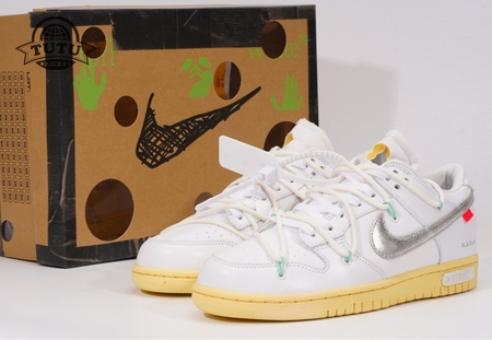 Off white x NK Dunk Low "THE 50" (NO.01) SIZE: 4-13