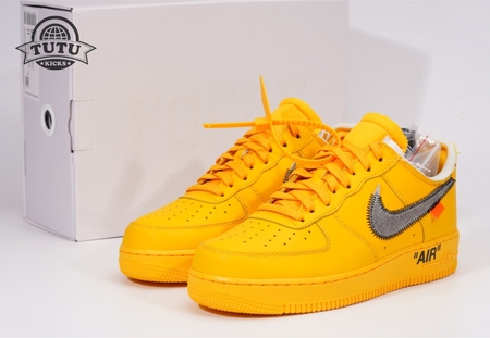 Off-White x Air force 1 "University Gold" SIZE 36-47.5