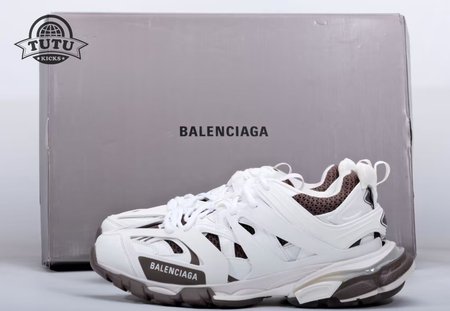 BALENCIAGA TRACK WHITE BROWN SIZE 35-46