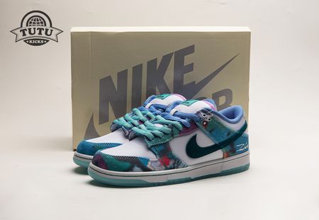 Futura Laboratories x Dunk Low SB 'Bleached Aqua' HF6061-400 size 36-47.5