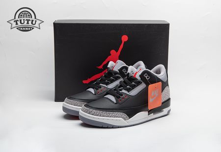 Air Jordan 3 Retro Black Cement Reimagined 2024 DN3707-010 Size 40- 47.5