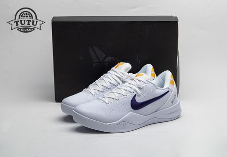 Nike Kobe 8 Protro Lakers Home HF9550-100 Size 40-48.5